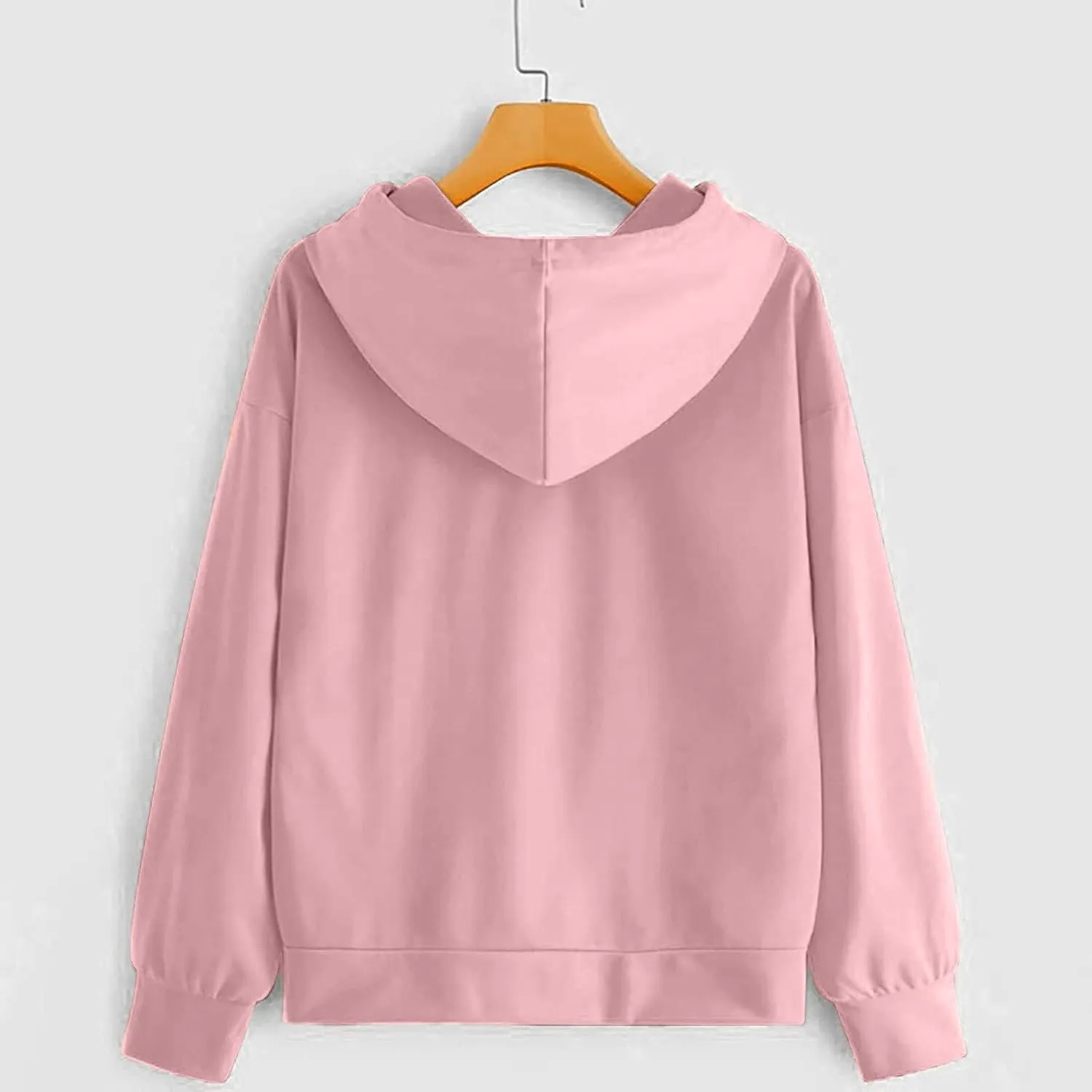 Tight Hoodies for Women Printing Long Sweatshirt Comfy Bright Heart Sleeve Color Hoodies Athletic Womens