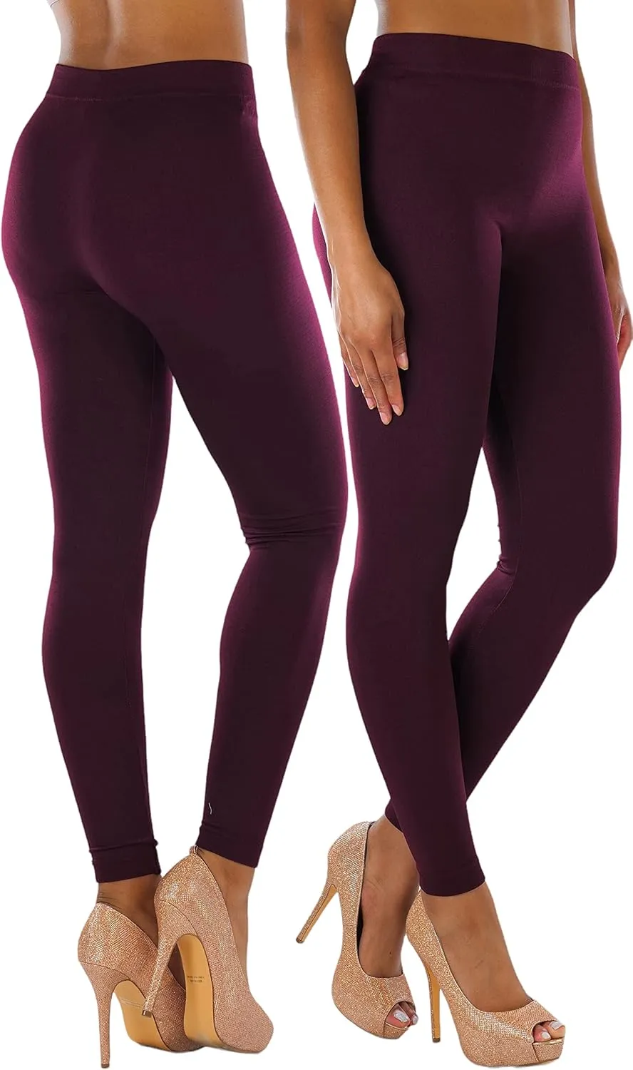 ToBeInStyle Women's Footless Elastic Stretch Leggings