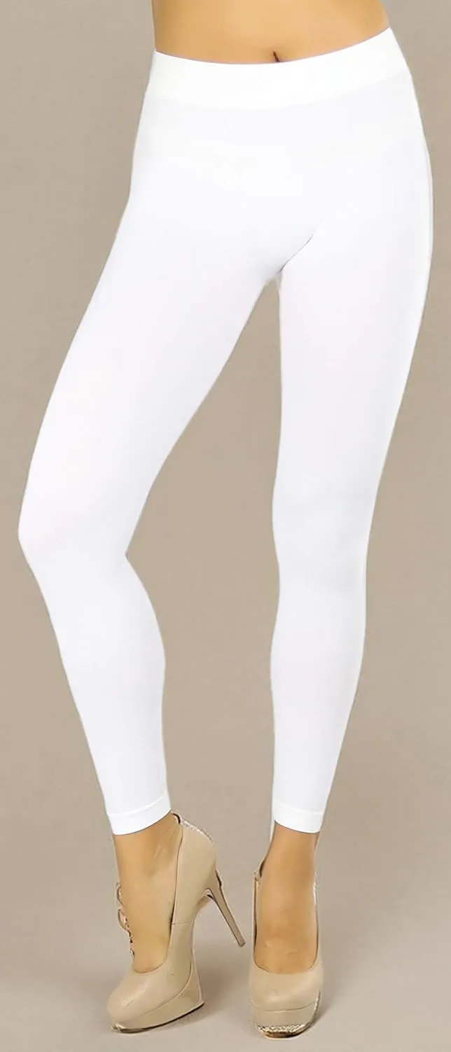 ToBeInStyle Women's Footless Elastic Stretch Leggings