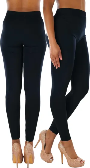 ToBeInStyle Women's Footless Elastic Stretch Leggings