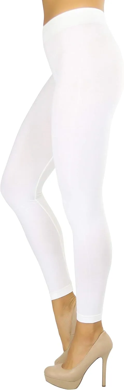 ToBeInStyle Women's Footless Elastic Stretch Leggings