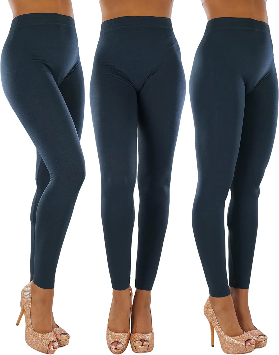 ToBeInStyle Women's Footless Elastic Stretch Leggings