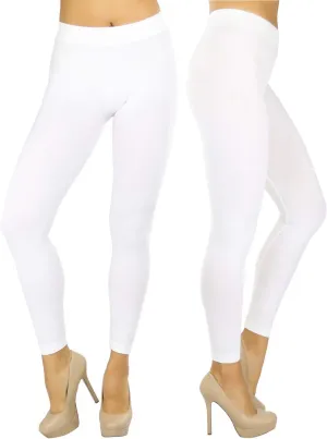 ToBeInStyle Women's Footless Elastic Stretch Leggings