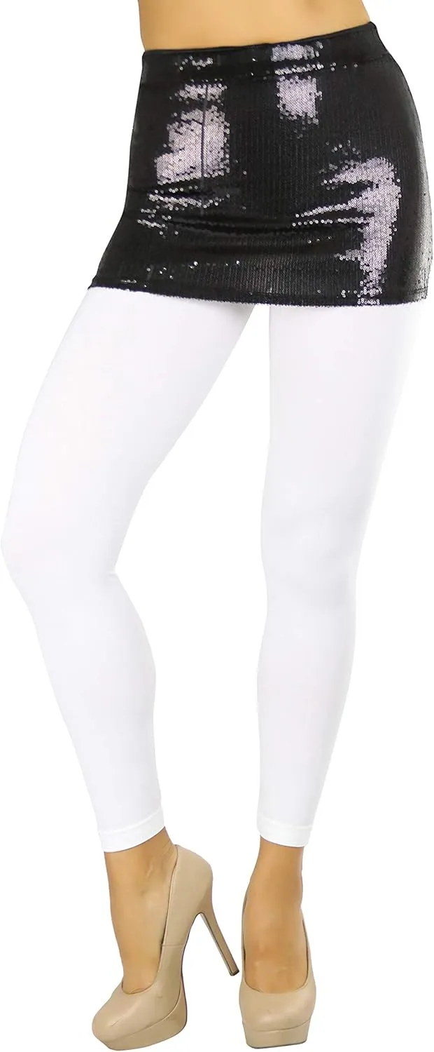 ToBeInStyle Women's Footless Elastic Stretch Leggings