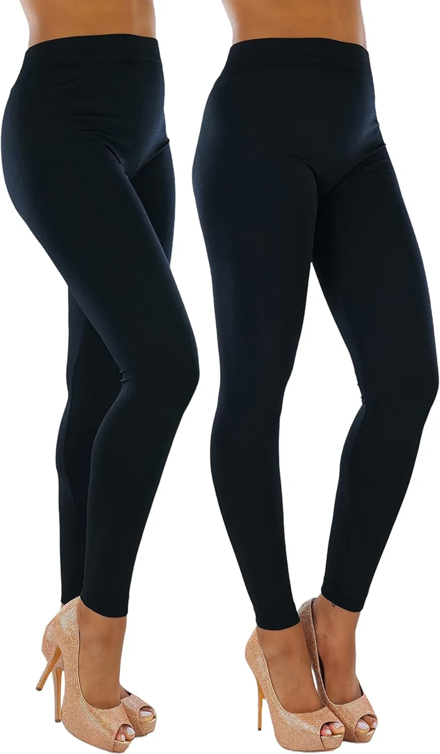 ToBeInStyle Women's Footless Elastic Stretch Leggings