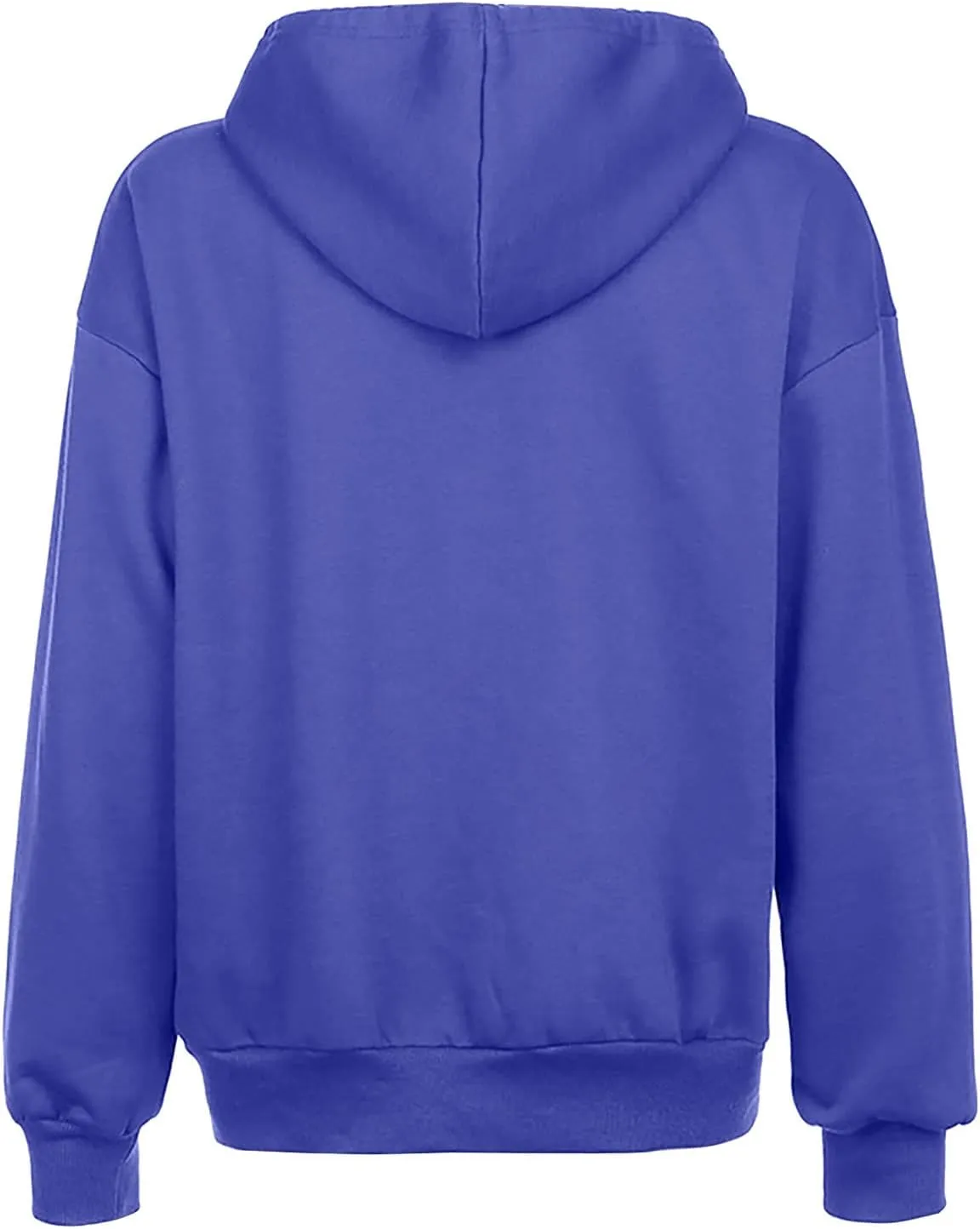 TUNUSKAT Womens Zip Up Hoodie Fall Oversized Sweatshirts Teen Girl Y2K Clothes Casual Drawstring Gym Jackets with Pockets