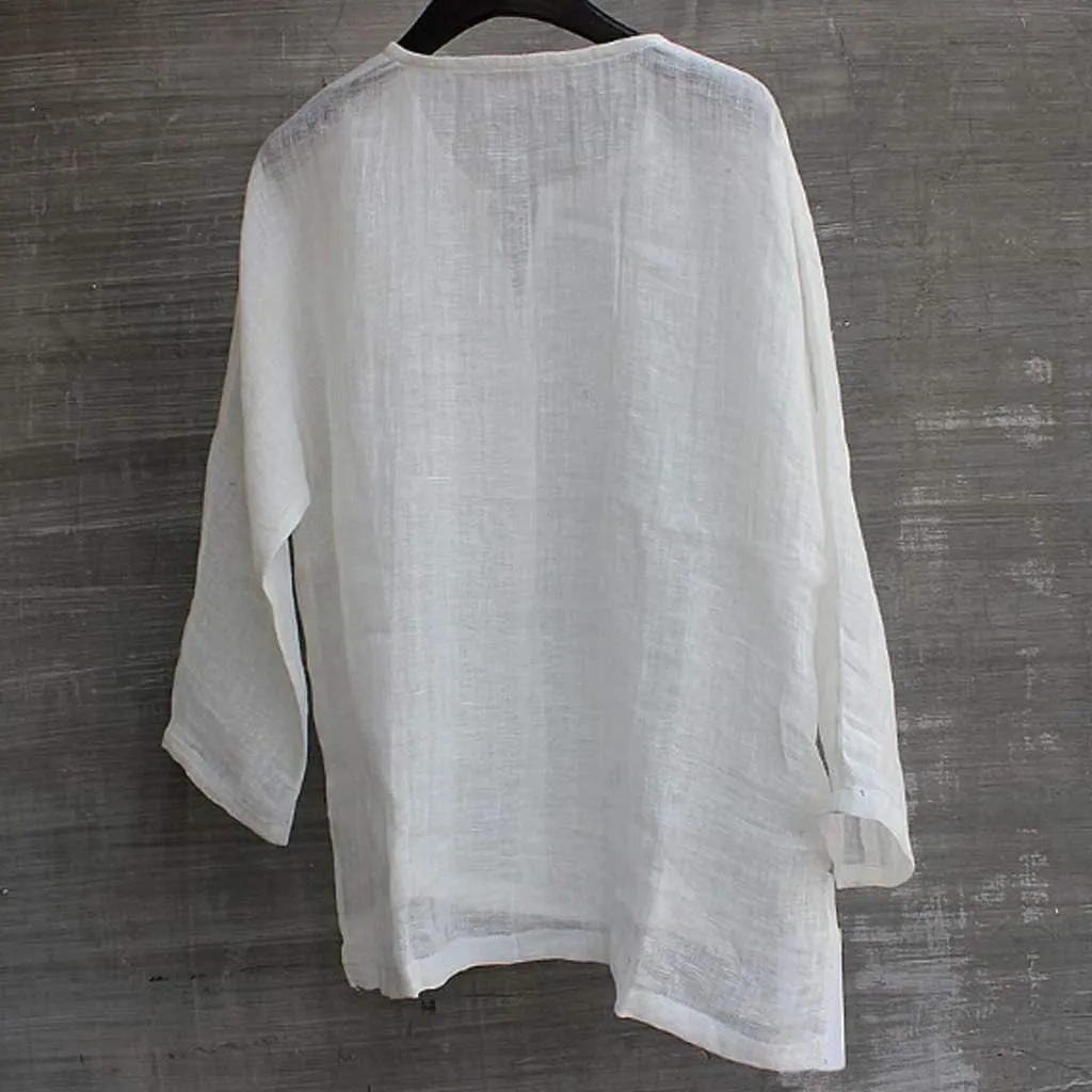 Tuxedo Dress Shirt for Men Solid Casual Long Shirt Comfy Sleeve T Breathable Brief High Neck Men Dress Shirt
