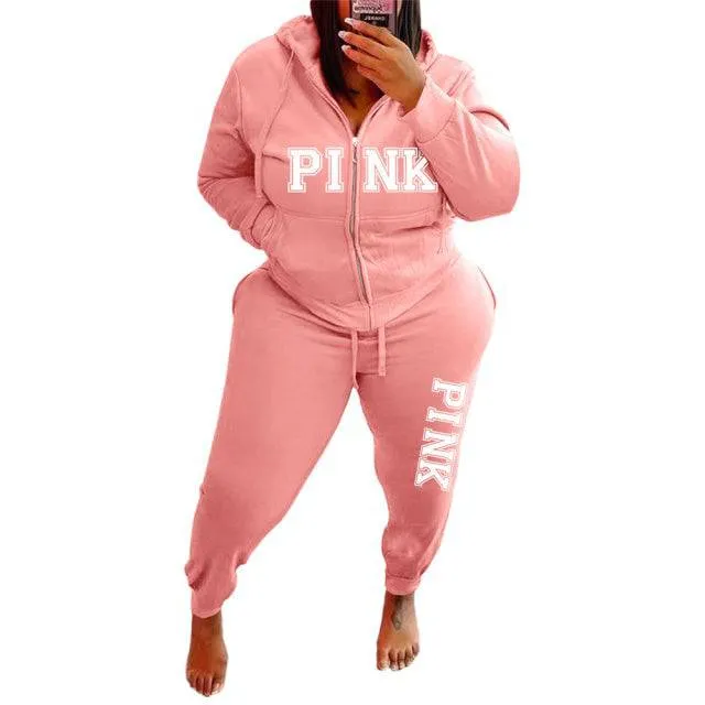 Two Piece Sets Long Sleeved Hoodies Fashion Winter Sportswear
