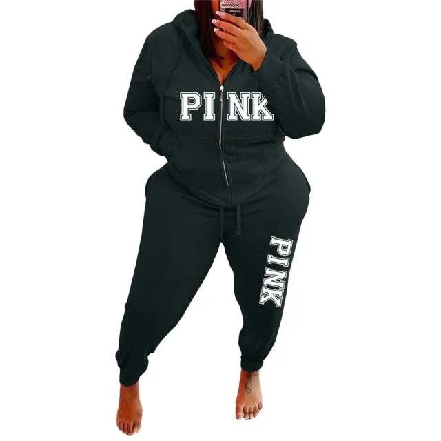 Two Piece Sets Long Sleeved Hoodies Fashion Winter Sportswear