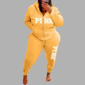 Two Piece Sets Long Sleeved Hoodies Fashion Winter Sportswear