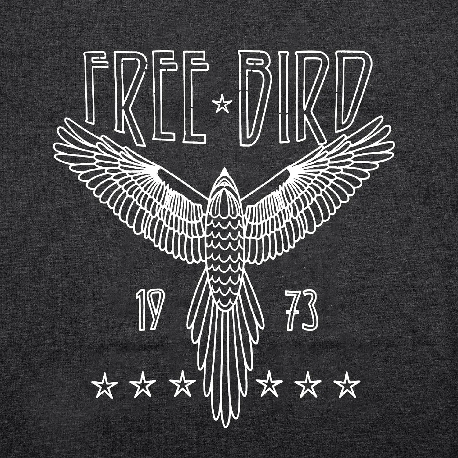 Vintage Rock Band T-Shirt Woman Retro Bird Shirt Eagle Graphic Tees Retro Music Shirt Casual Short Sleeve Tops