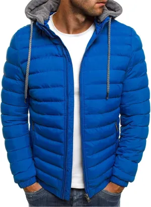 Winter Jackets for Men Lightweight Puffer Jacket Zip up Padded Coat Packable Down Jacket Quilted Insulated Jacket