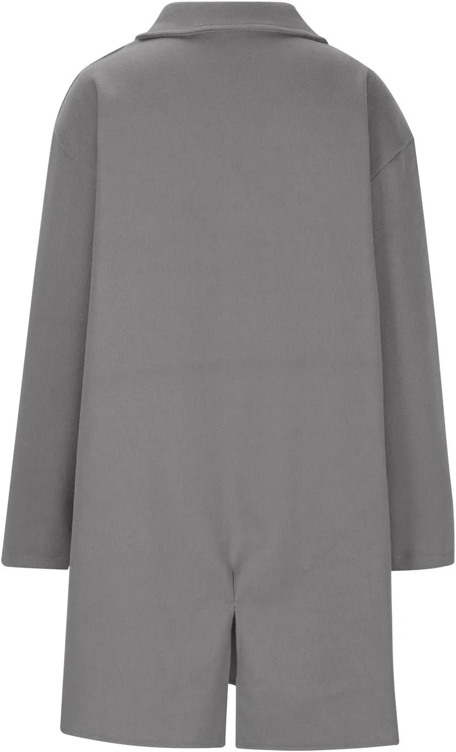 Winter Trench Coats for Women Casual Dressy Long Sleeve Open Front Knit Peacoat Plus Size Lightweight Sweater Jacket Coatigan