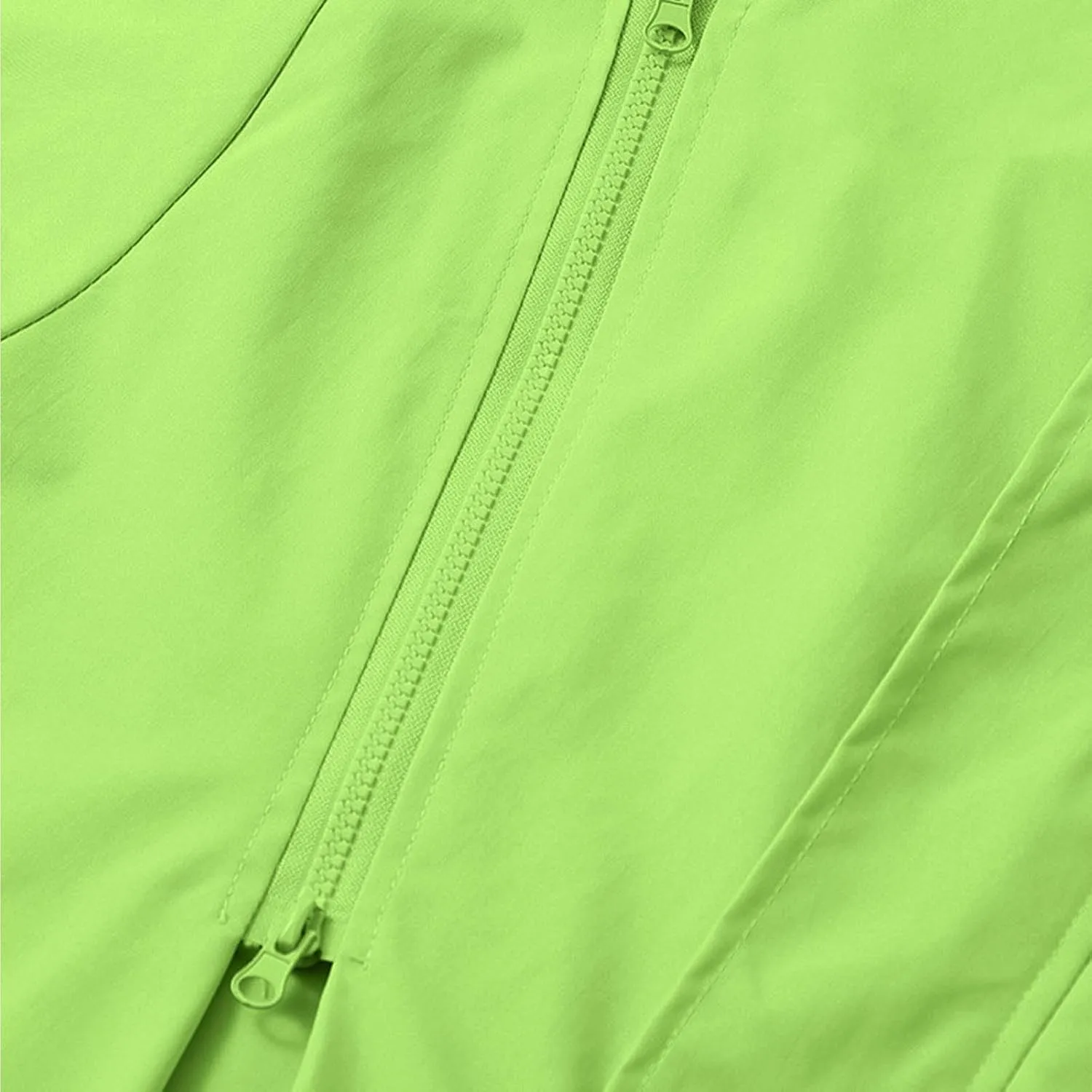 Women Oversized Rain Jackets Hooded Waterproof Windproof Raincoat with Pockets, Loose Zip Up Windbreaker Rain Coat