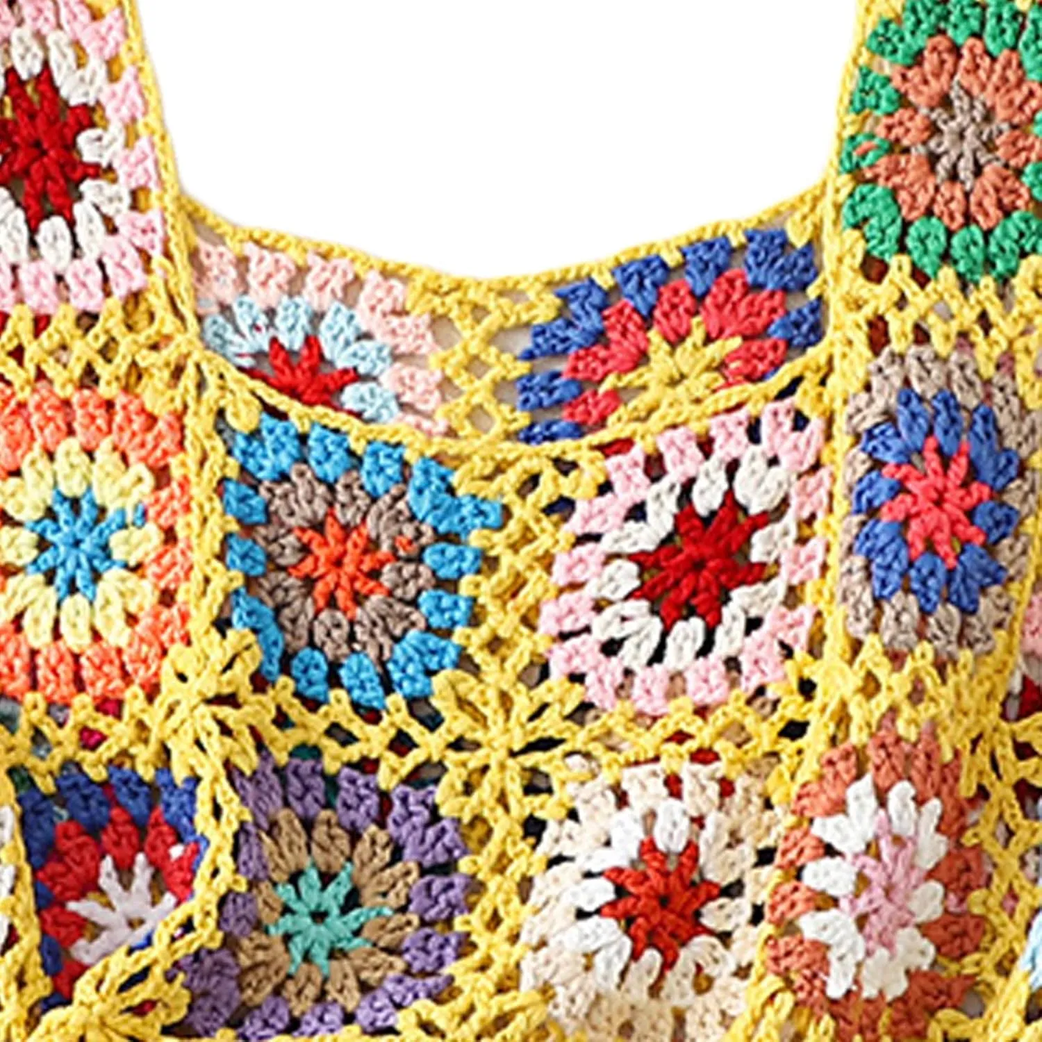 Women Y2k Crochet Floral Knit Pullover Long Sleeve V Neck Sweater Aesthetic Hollow Out Oversized Jumper Top
