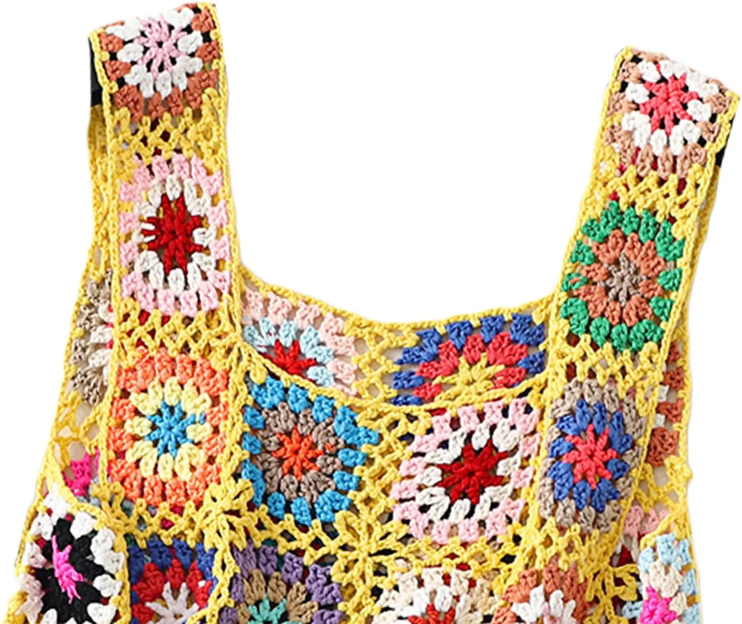 Women Y2k Crochet Floral Knit Pullover Long Sleeve V Neck Sweater Aesthetic Hollow Out Oversized Jumper Top