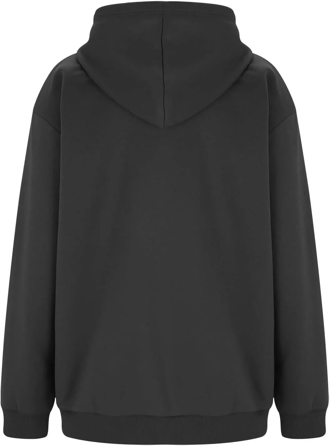 Women's Oversized Hooded Sweatshirt Full Zip Up Long Sleeve Jackets With Pockets Fall Outfits Y2K Teen Girls Clothes