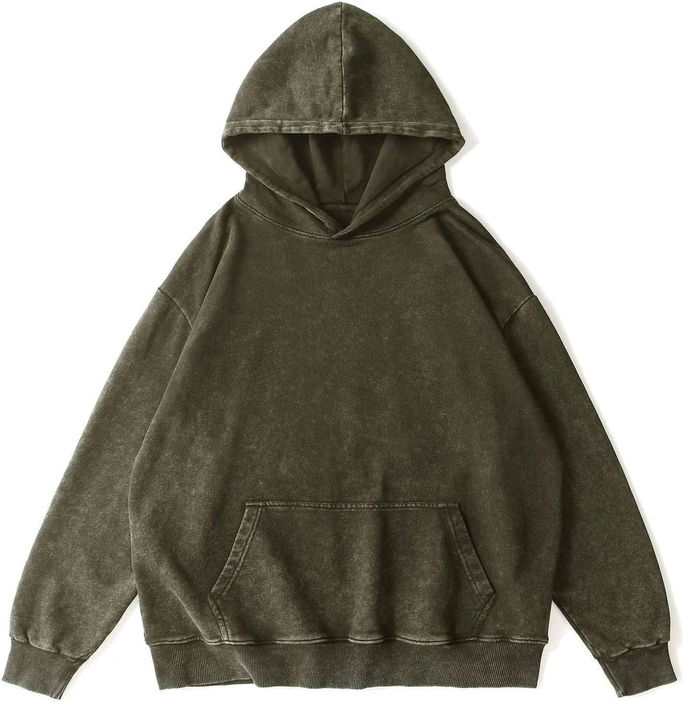 Womens Oversized Hooded Sweatshirts 2024 Casual Crewneck Hoodies Long Sleeve Pullover Preppy Outfits