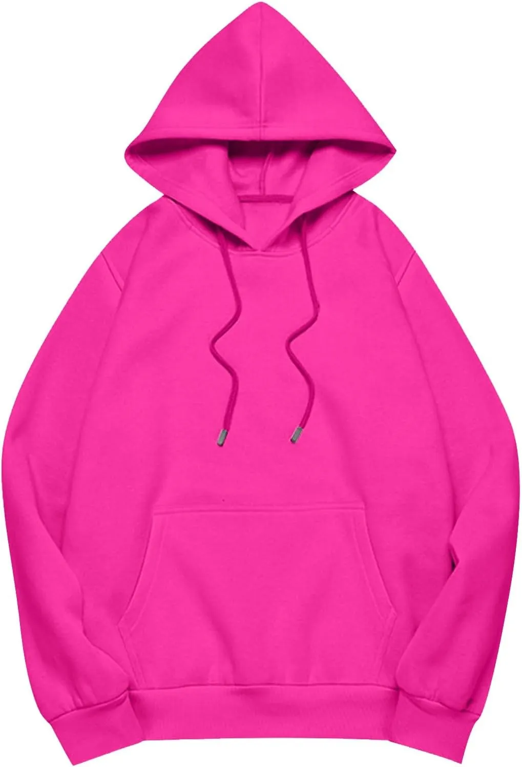 Womens Oversized Hoodies Long Sleeve Fleece Sweatshirts Drop Shoulder Pullover with Pocket 2024 Fall Y2k Clothes