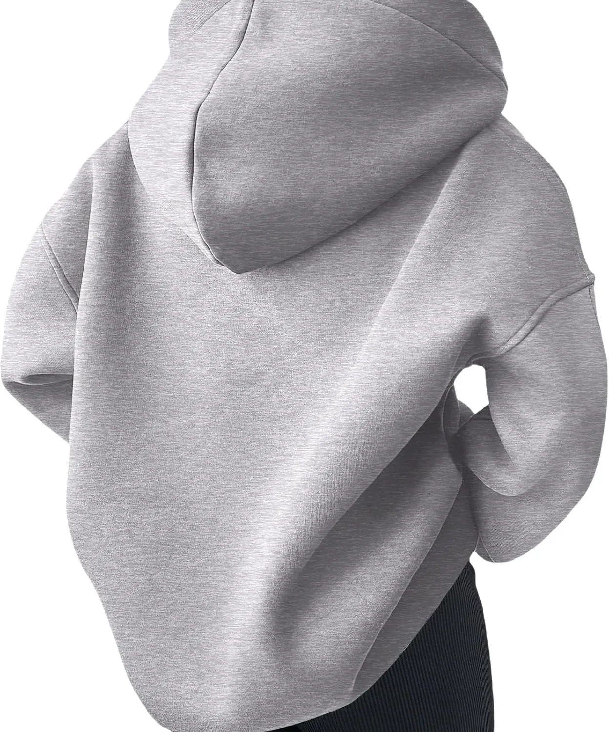 Women's Oversized Hoodies V Neck Sweatshirts Long Sleeve Pullover Casual Fall Teen Girls Preppy Trendy Clothes