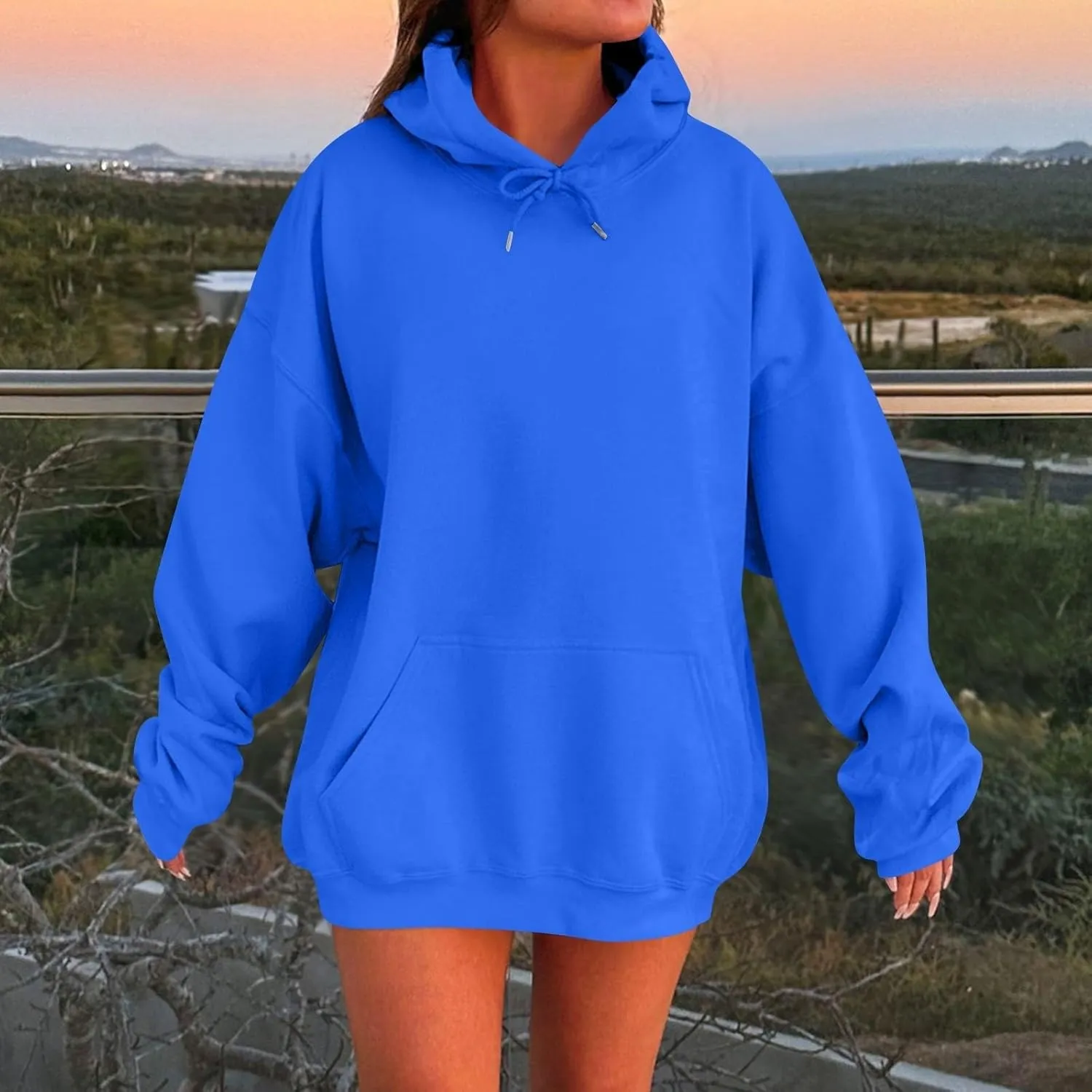 Womens Oversized Hoodies Winter Cotton Sweatshirts Pullover 2024 Fashion Tops Trendy Women Graphic Hoodies