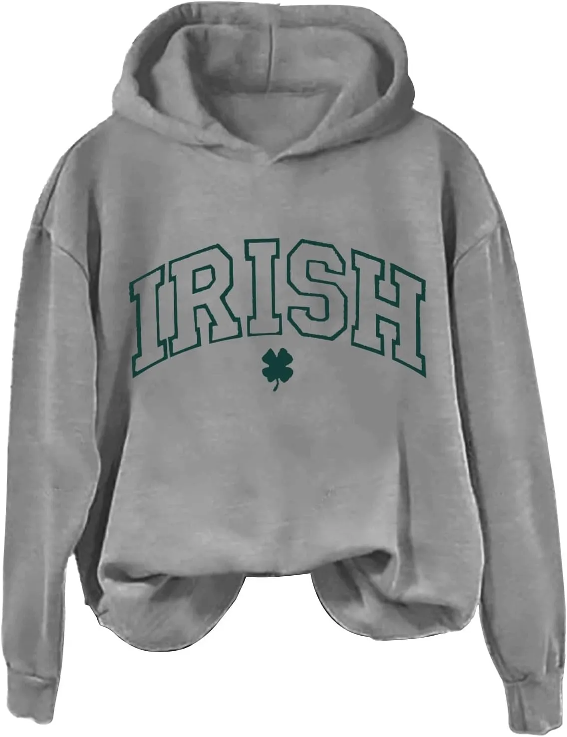 Women's St. Patrick's Day Green Hoodie Valentine's Day Sweatshirts Mardi Gras Long Sleeve Print Shirts 2025
