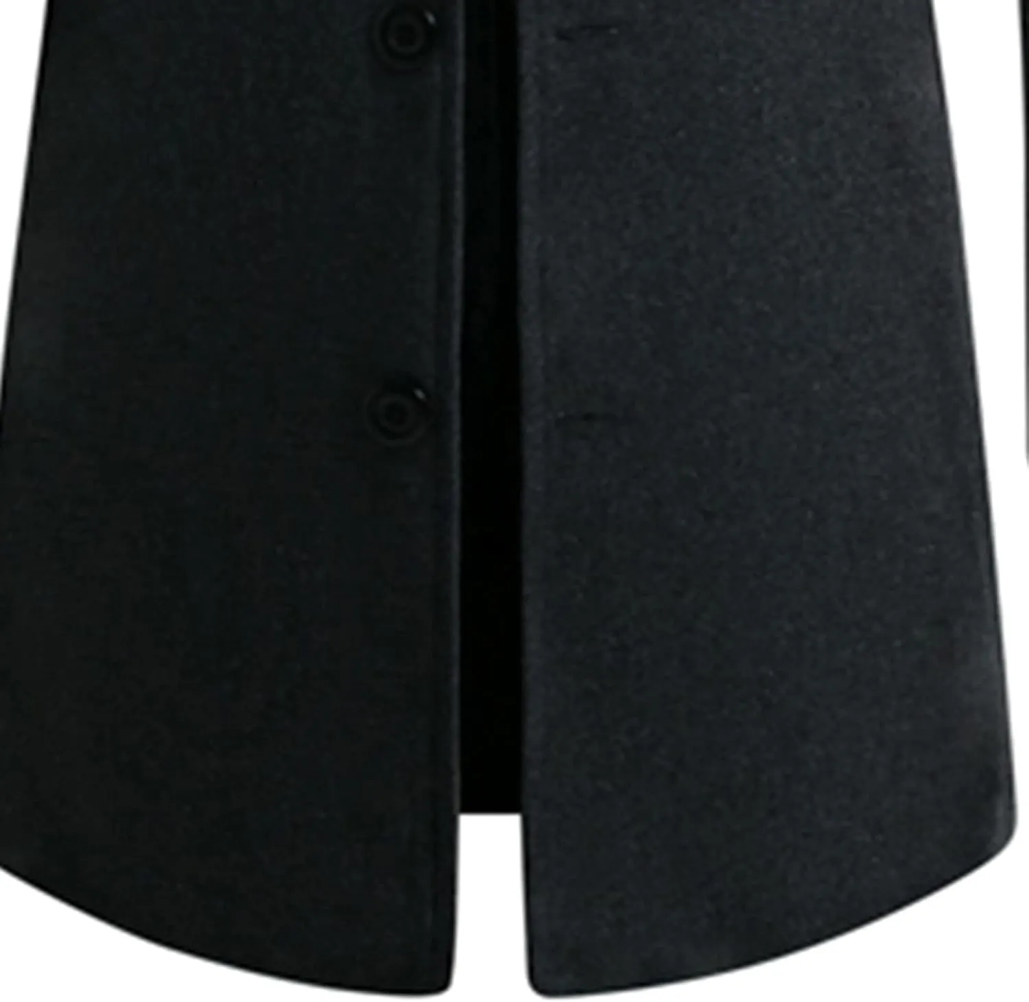 XUNRYAN Teen Boys Trench Coats Wool-Blend Peacoats Slim Fit Lapel Blazer Jackets Elegant Suits Winter Fall Fashion Coat