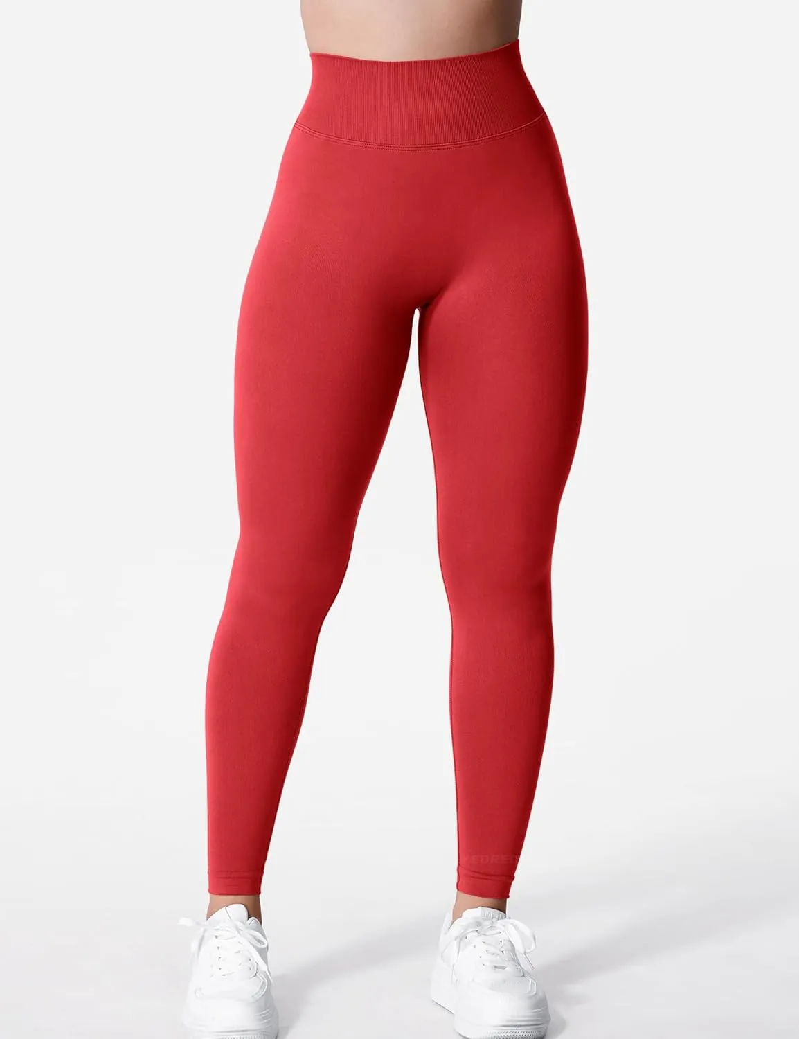 YEOREO Liz Scrunch Workout Leggings for Women High Waisted Butt Lifting V Back Waist Seamless Gym Yoga Leggings
