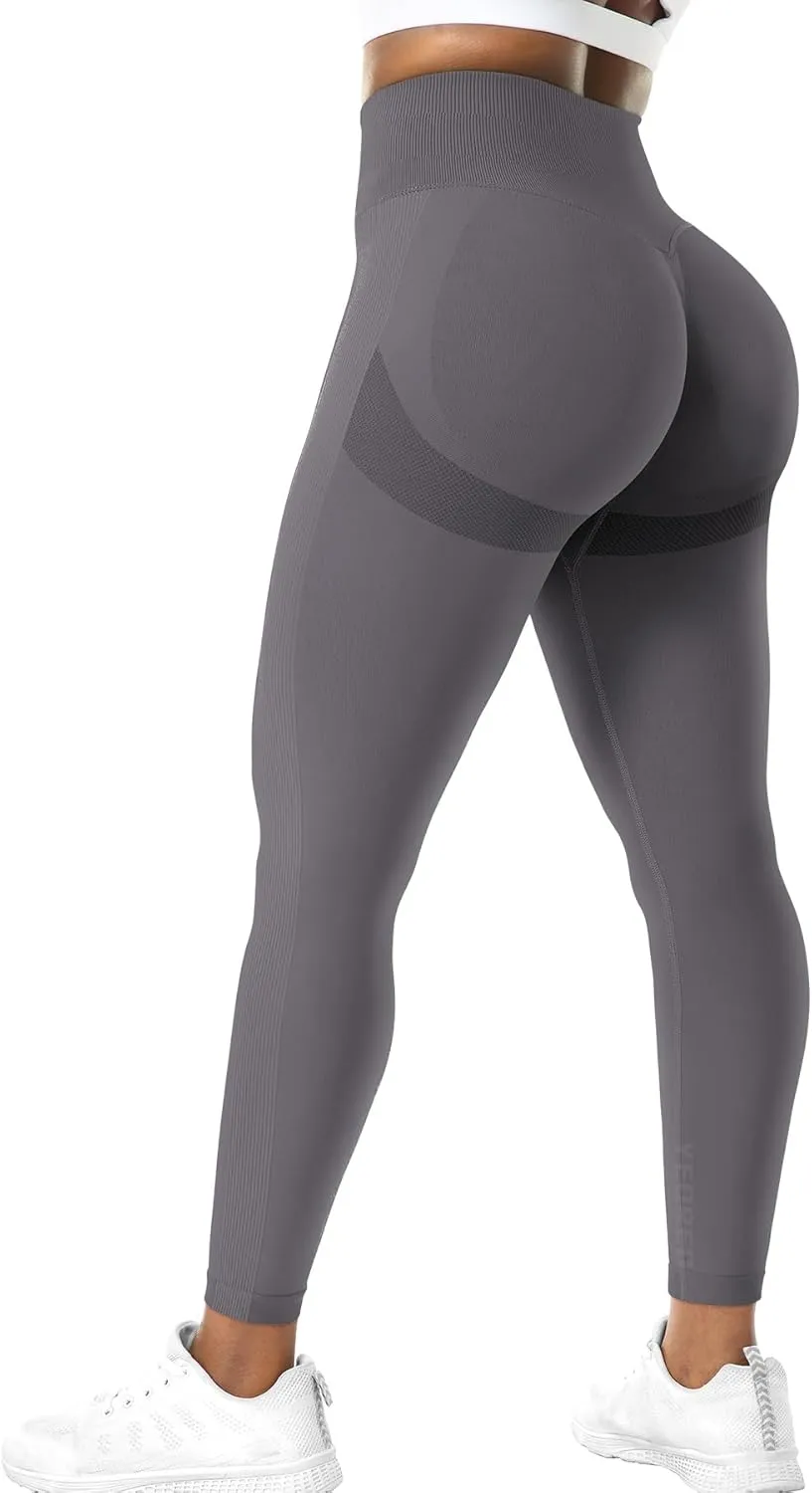 YEOREO Scrunch Butt Lift Leggings for Women Workout Yoga Pants Ruched Booty High Waist Seamless Leggings Compression Tights