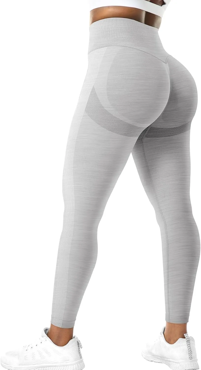 YEOREO Scrunch Butt Lift Leggings for Women Workout Yoga Pants Ruched Booty High Waist Seamless Leggings Compression Tights