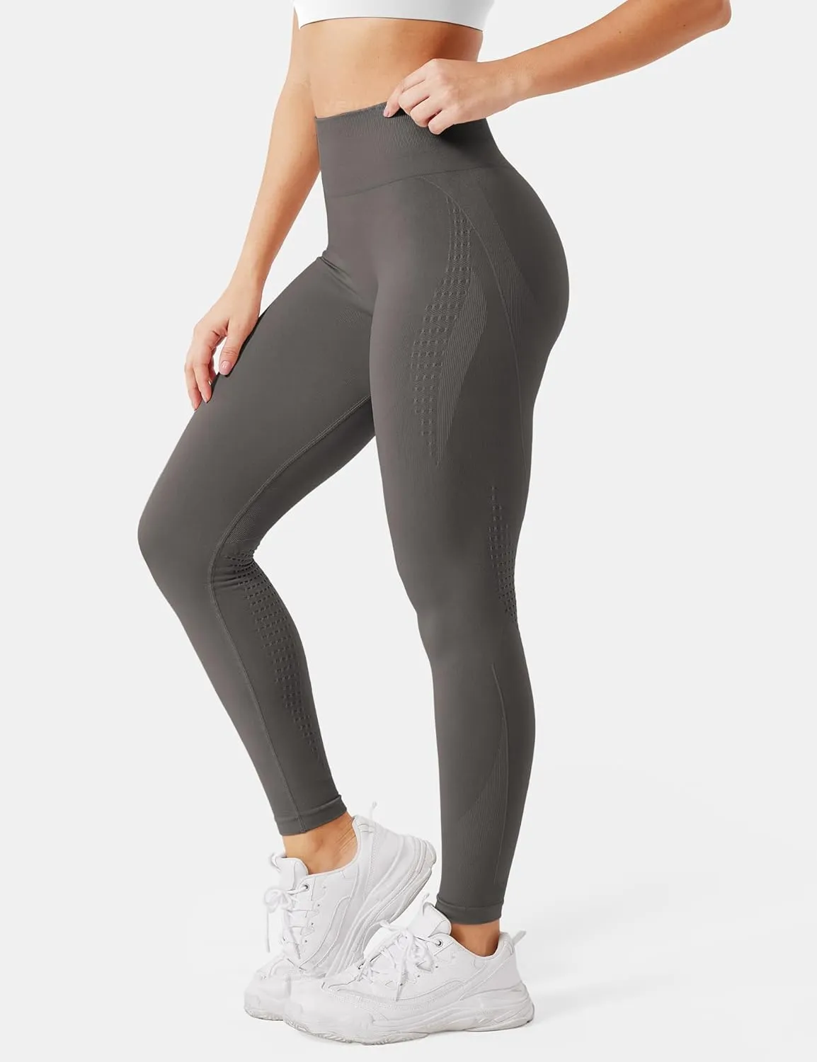YEOREO Scrunch Workout Leggings for Women Grand Butt Lifting Seamless Leggings High Waisted Tummy Control Gym Yoga Pants