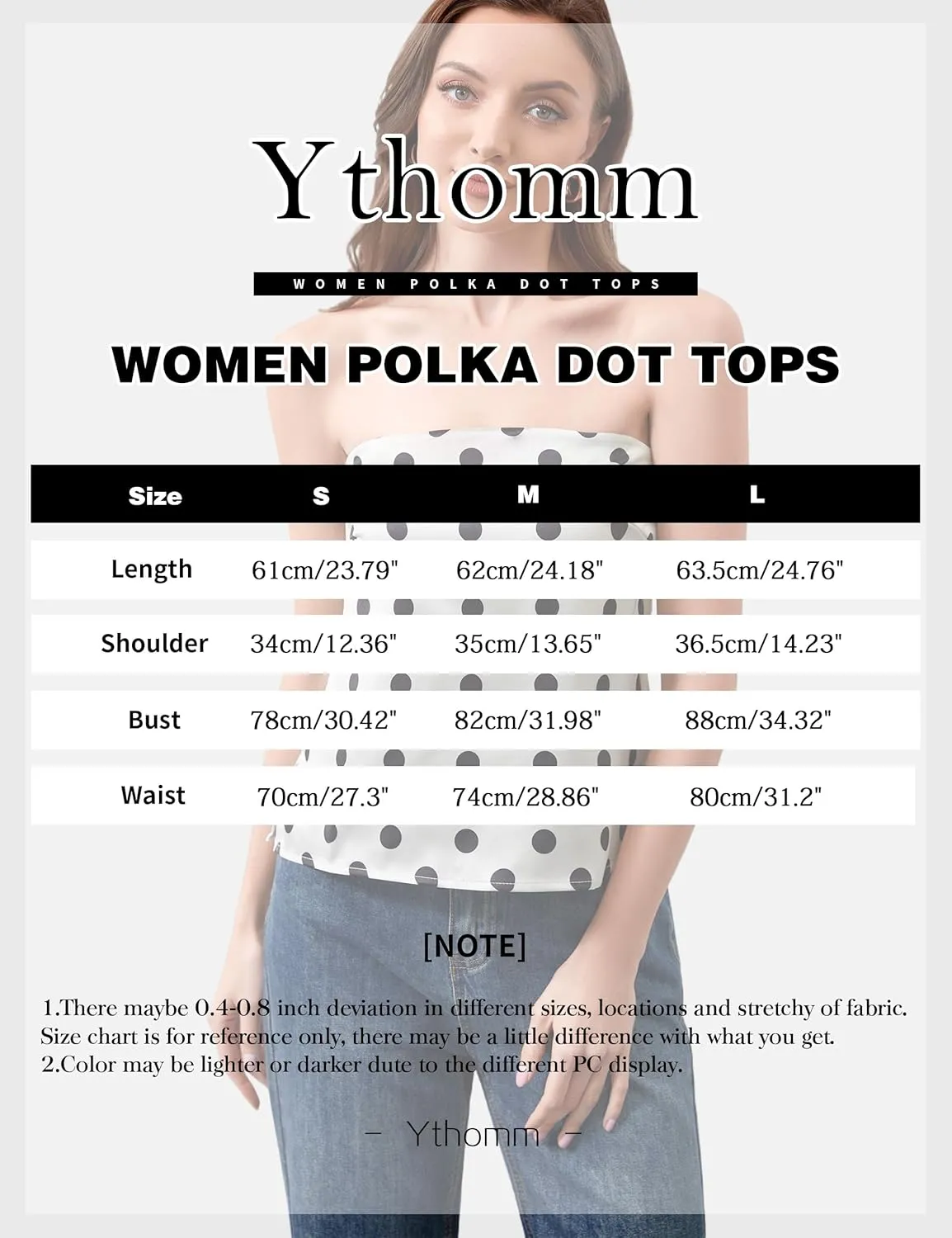 Ythomm Womens Polka Dot Satin Tube Tops Strapless Side Slit Backless Silk Tank Top Casual Bandeau Blouse Going Out Tank Shirt