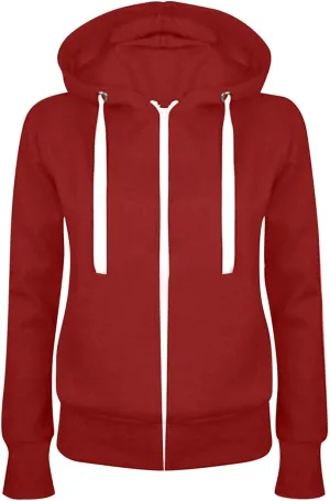 Zip Up Hoodie for Women Cute Long Sleeve Sweatshirts Trendy Oversized Lightweight Teen Girl Outfits Fashion Jackets
